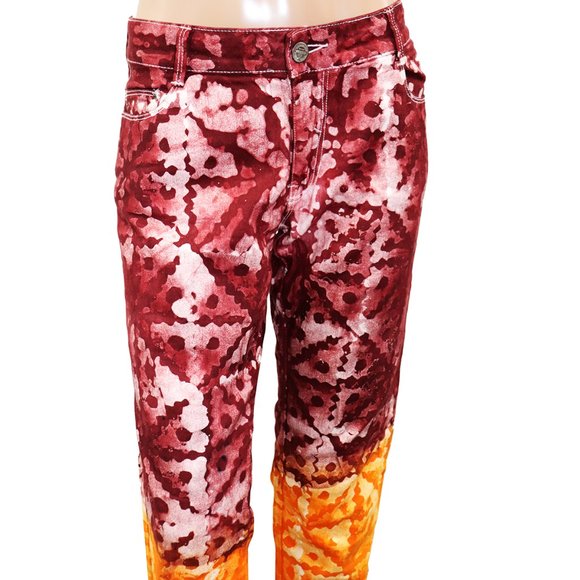 Denim Life by Pimkie 2 Tone TyeDye Boho Tapered Denim Jeans 30/32 - Picture 4 of 9